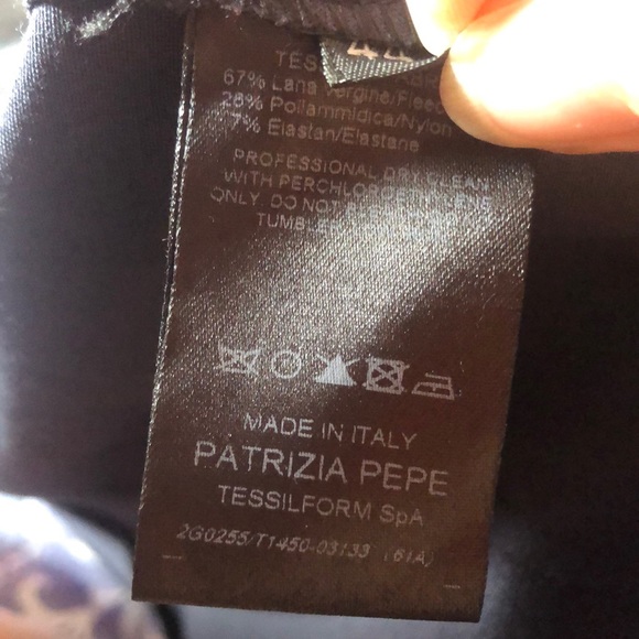 ❤️Patrizia Pepe Sera Navy Mesh Skirt Pockets EUR 44/US 4 - Picture 6 of 6